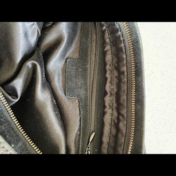 Banana Republic black suede leather shoulder bag - Picture 5 of 7